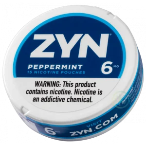 ZYN Peppermint 6mg Nicotine Pouches