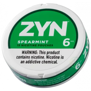 ZYN Spearmint 6mg Nicotine Pouches