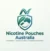 icotine Pouches Australia logo featuring a leaf and shield emblem for tobacco-free nicotine pouches.
