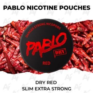 Can of Pablo Pouch Dry Red 30mg nicotine pouches available for purchase online in Australia. | buy pablo pouch dry red 30mg australia.jpg