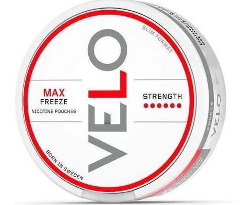 Open Can of VELO Freezing Peppermint 14mg velo freezing peppermint 14mg | An open VELO Freeze Max 14mg can showing twenty white discreet peppermint pouches resting inside.slim pouches open can.jpg