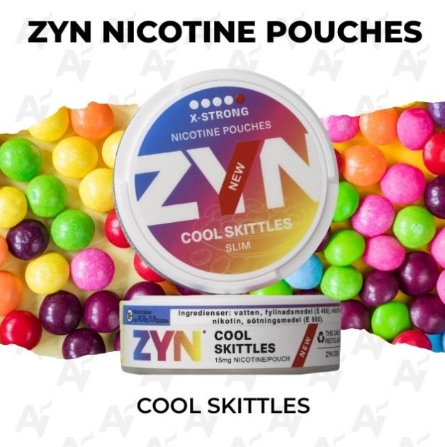 Buy ZYN Cool Skittles 15mg extra strong nicotine pouches online in Australia. Can of ZYN Nicotine Pouches Cool Skittles 15mg extra strong fruity candy flavor | zyn nicotine pouches cool skittles 15mg australia.jpg