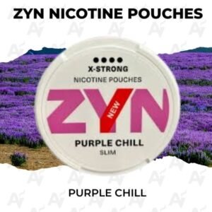 Can of ZYN Nicotine Pouches Purple Chill 12.5 mg extra strong berry flavor | zyn nicotine pouches purple chill 12 5mg australia.jpg