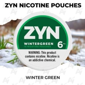 Can of ZYN Nicotine Pouches Wintergreen 6mg all-white pouches for Australia shipping | zyn nicotine pouches wintergreen 6mg australia.jpg