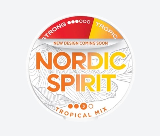 Nordic Spirit Tropical Mix 6mg Can Can of Nordic Spirit Tropical Mix 6mg nicotine pouches for Australian buyers