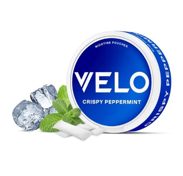 velo crispy peppermint 14mg australia can.jpg VELO Crispy Peppermint Australia buy online, VELO peppermint 14mg pouches Australia, VELO Ice Cool rebranded Australia, buy extra strong VELO pouches Australia, VELO peppermint nicotine pouches Perth | velo crispy peppermint 14mg australia can.jpg