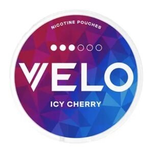 Can of VELO Icy Cherry 14mg strong nicotine pouches Australia | velo icy cherry 14mg can australia.jpg